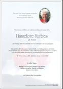Hannelore Kurbes